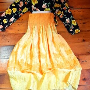 Gorgeous Lapis convertable skirt / dress in golden happy sunshine yellow.